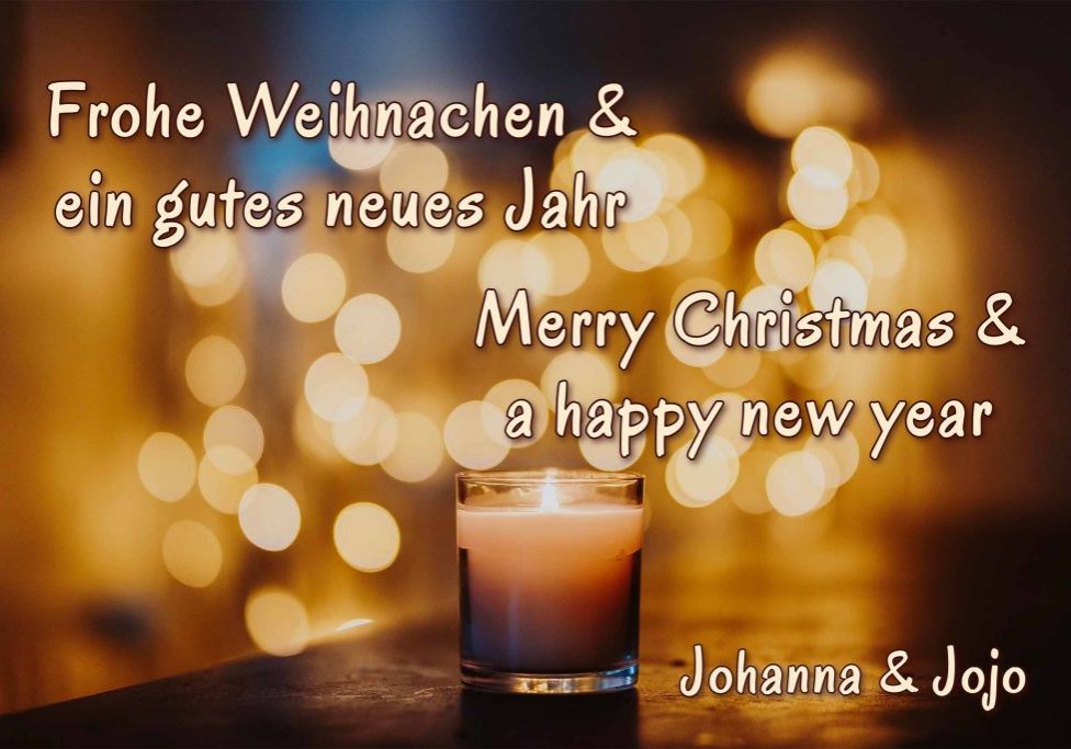 Frohe Weihnachten und ein gutes neues Jahr 2026